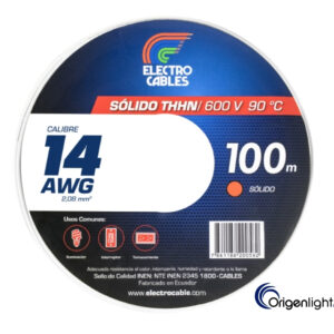 CABLE SOLIDO # 14 THHN BLANCO ELECTROCABLES