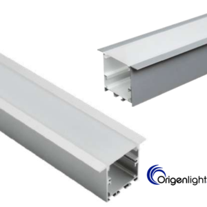 CARCASA T/PERFIL ALUMINIO SORRENTO 50.6X30MM 3M CON DIFUSOR