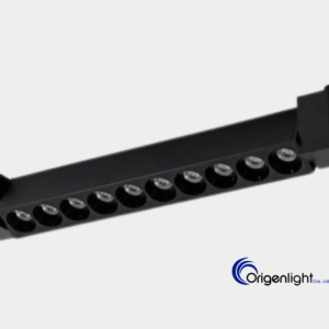 LUMINARIA LINEAL PARA RIEL 20W 120-240V 3000K 120º 33CM NEGRO DEKO